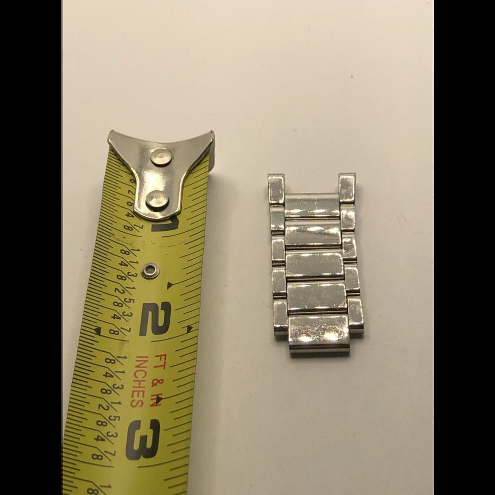 Michael Kors Watch Parts Partial Band Links No Clasp Silver Tone 18mm FK32